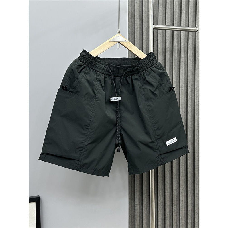 Men's Loose-Fit American-Style Casual Cropped Pants