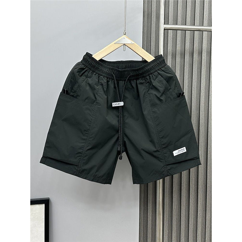 Men's Loose-Fit American-Style Casual Cropped Pants