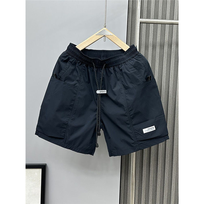 Men's Loose-Fit American-Style Casual Cropped Pants