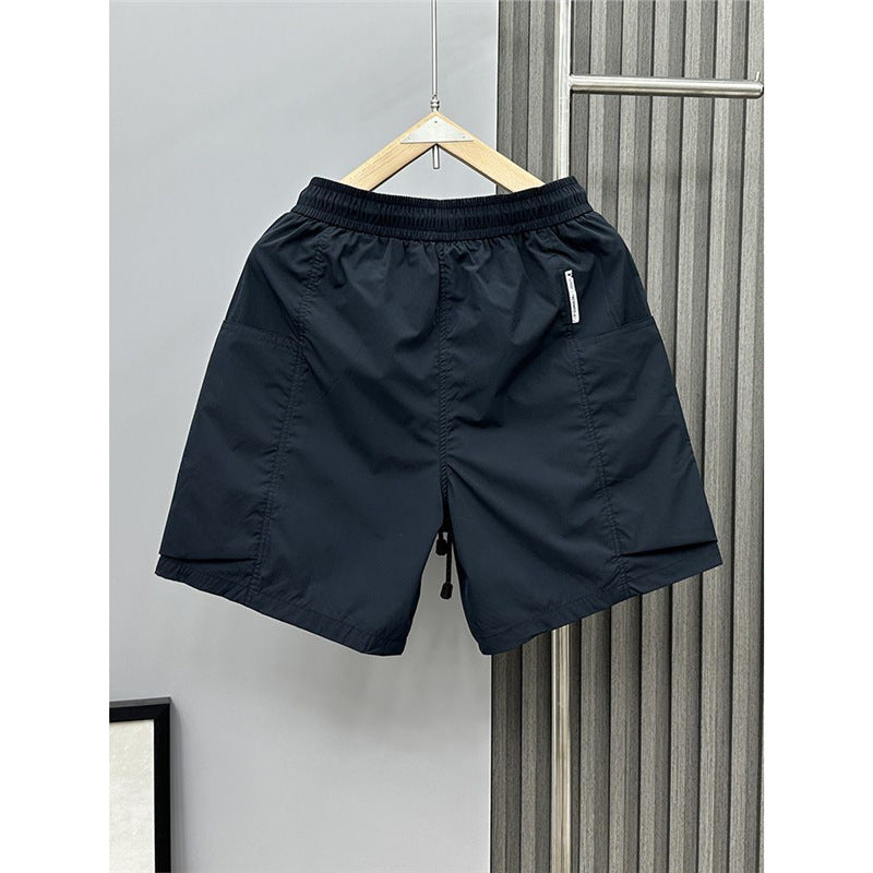 Men's Loose-Fit American-Style Casual Cropped Pants